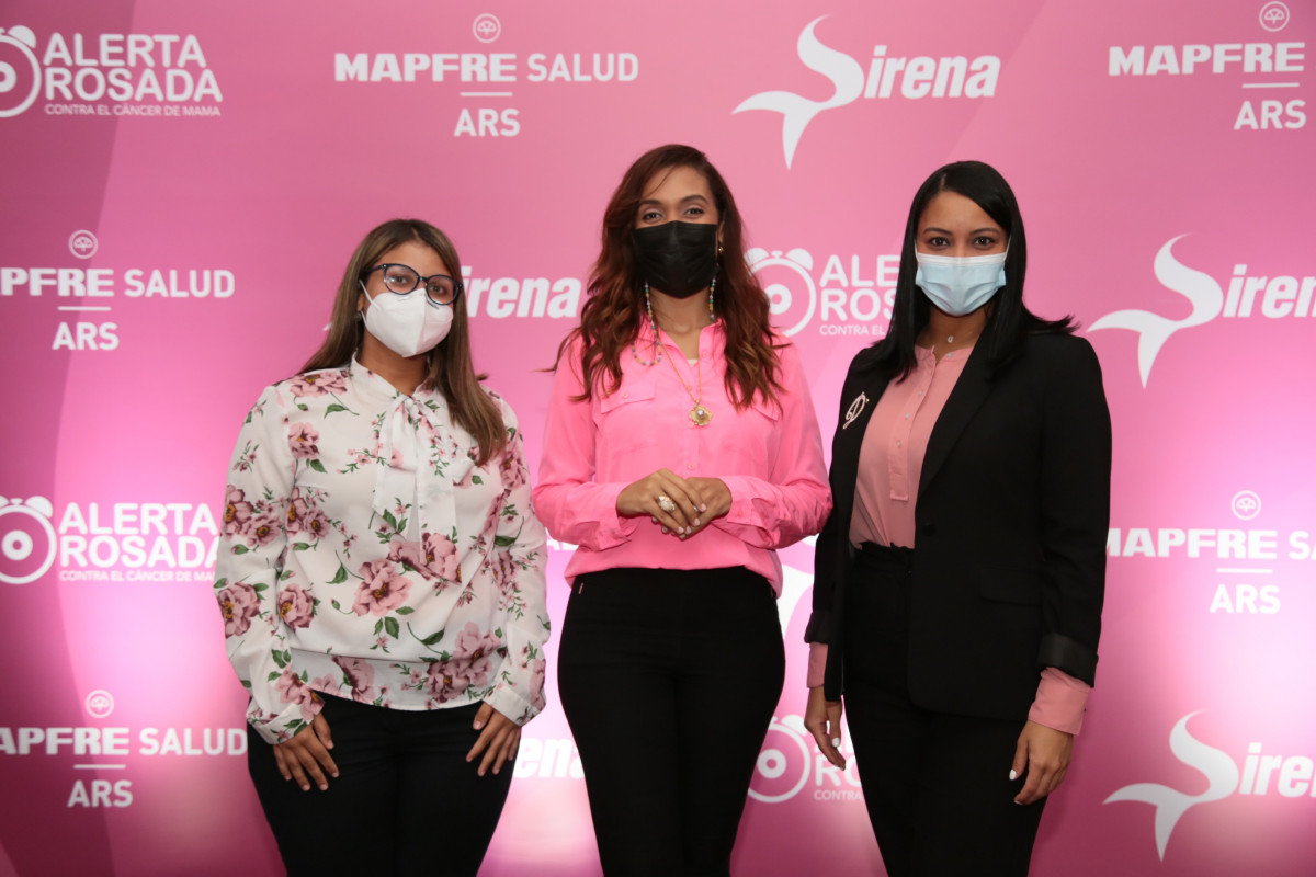 Nicole Perez, Yadhira Pimentel y Dahiana de los Santos
