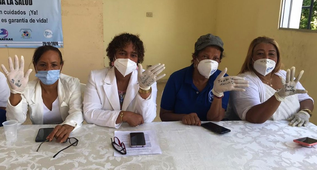 Trabajadores salud
