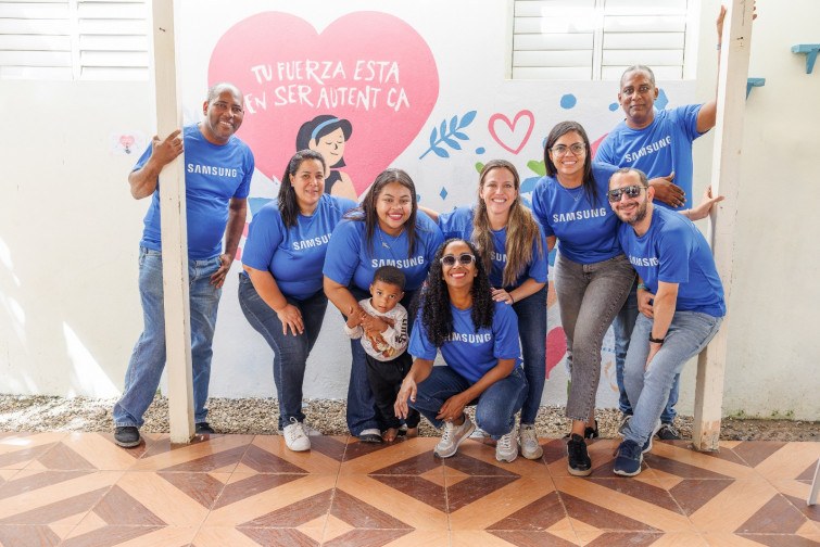 Samsung ilumina de esperanza la Fundación Pasitos de Jesús en República Dominicana
