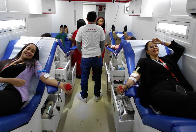 Colaboradores de MAPFRE República Dominicana participan en jornada de donación de sangre