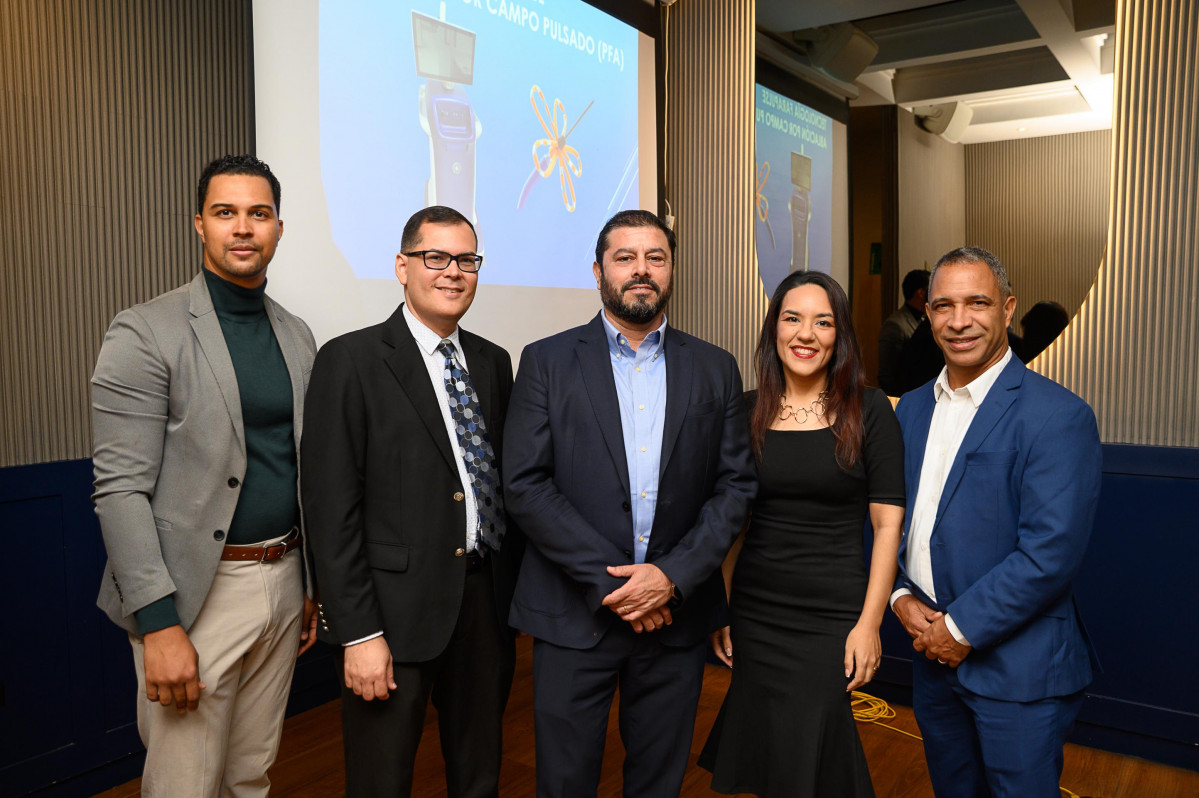 Robertson Mora, Julio Sosa, Fernando Vidal, Emily Gonzu00e1lez y Luis Feliz.