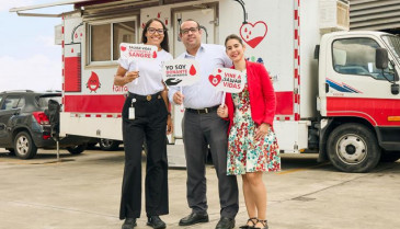 Realizan jornada de donación de sangre en apoyo a niños con cáncer