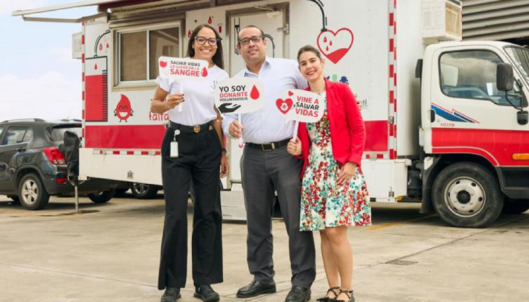 Realizan jornada de donación de sangre en apoyo a niños con cáncer