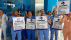 Enfermeras del hospital Cabral y Báez realizan paro de labores por mejores condiciones