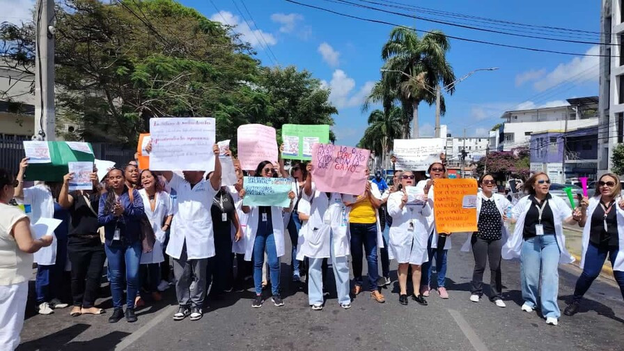 Empleados de Promese/Cal en Santiago exigen mejoras salariales y otras demandas